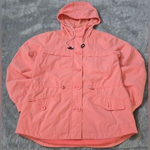 J Crew Light Weight Wind Breaker Rain Jacket Women’s Xs Pink